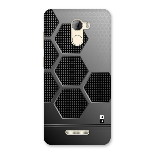Grey Black Hexa Back Case for Gionee A1 LIte