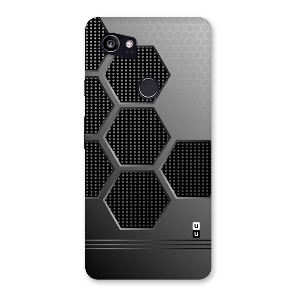 Grey Black Hexa Back Case for Google Pixel 2 XL