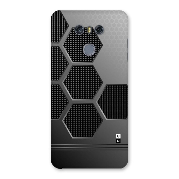 Grey Black Hexa Back Case for LG G6