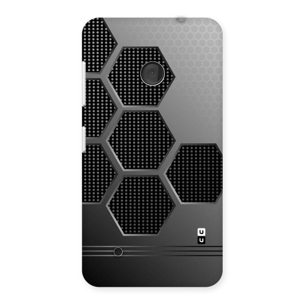 Grey Black Hexa Back Case for Lumia 530