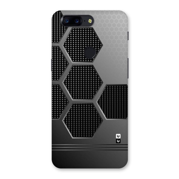 Grey Black Hexa Back Case for OnePlus 5T
