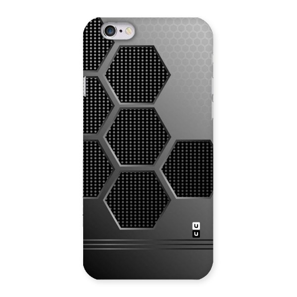 Grey Black Hexa Back Case for iPhone 6 6S