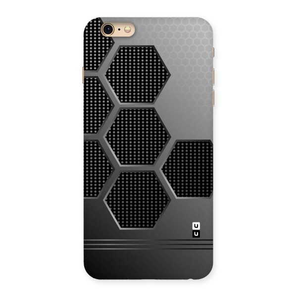 Grey Black Hexa Back Case for iPhone 6 Plus 6S Plus