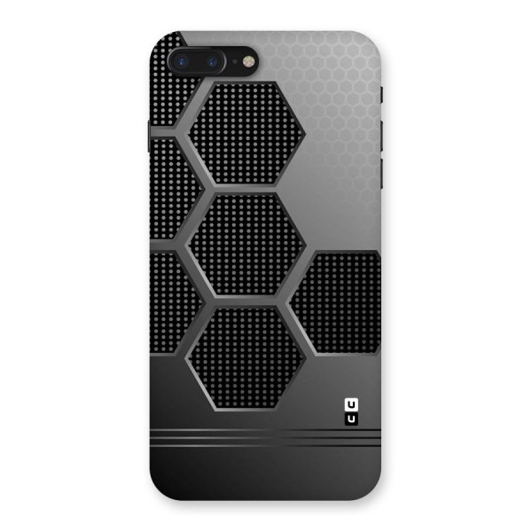 Grey Black Hexa Back Case for iPhone 7 Plus