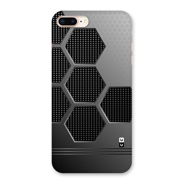 Grey Black Hexa Back Case for iPhone 8 Plus