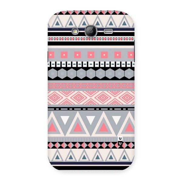 Grey Pink Pattern Back Case for Galaxy Grand