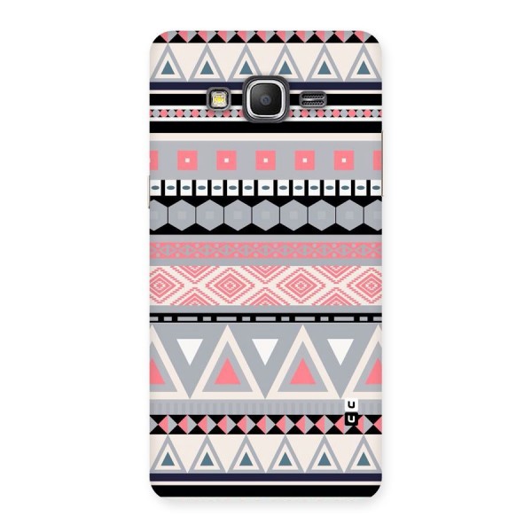 Grey Pink Pattern Back Case for Galaxy Grand Prime