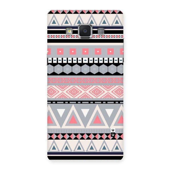 Grey Pink Pattern Back Case for Samsung Galaxy A5