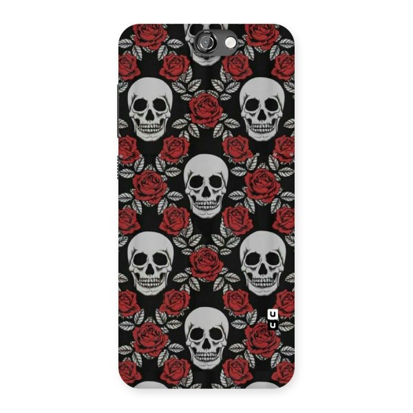 Grey Skulls Back Case for HTC One A9
