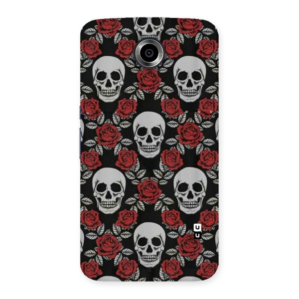 Grey Skulls Back Case for Nexsus 6