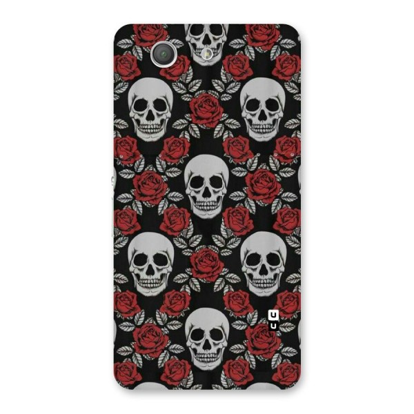 Grey Skulls Back Case for Xperia Z3 Compact