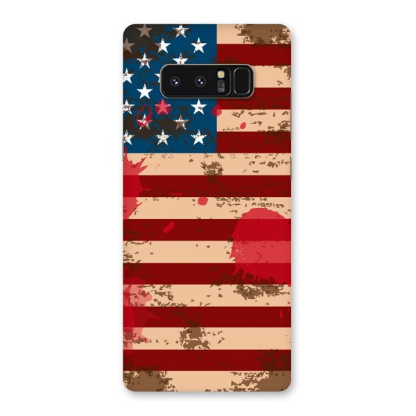Grunge USA Flag Back Case for Galaxy Note 8