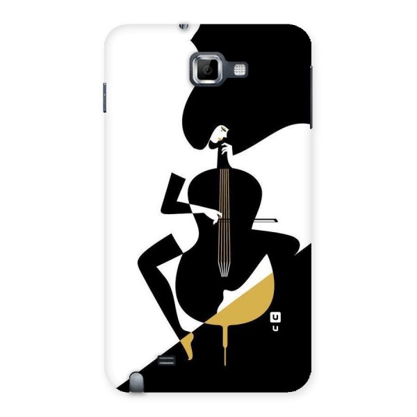 Guitar Women Back Case for Galaxy Note