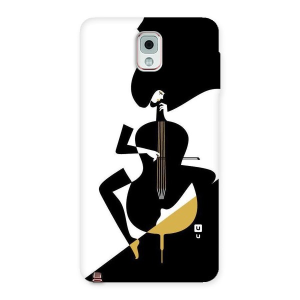 Guitar Women Back Case for Galaxy Note 3