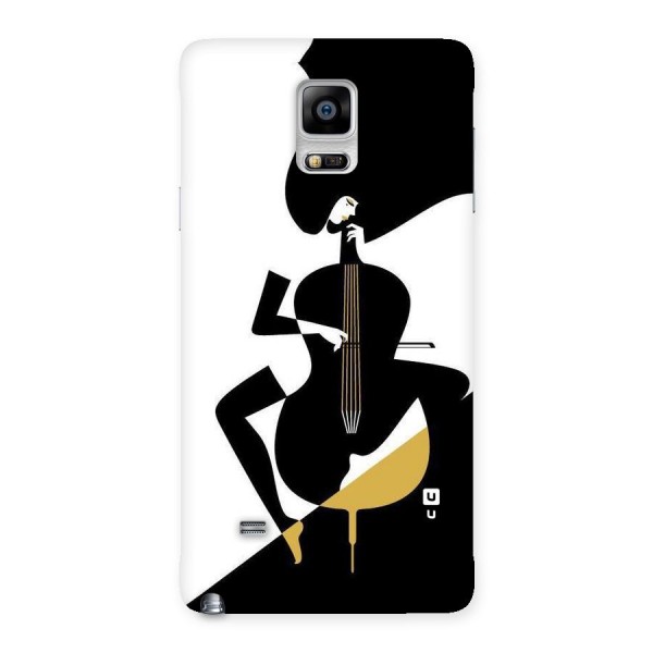 Guitar Women Back Case for Galaxy Note 4