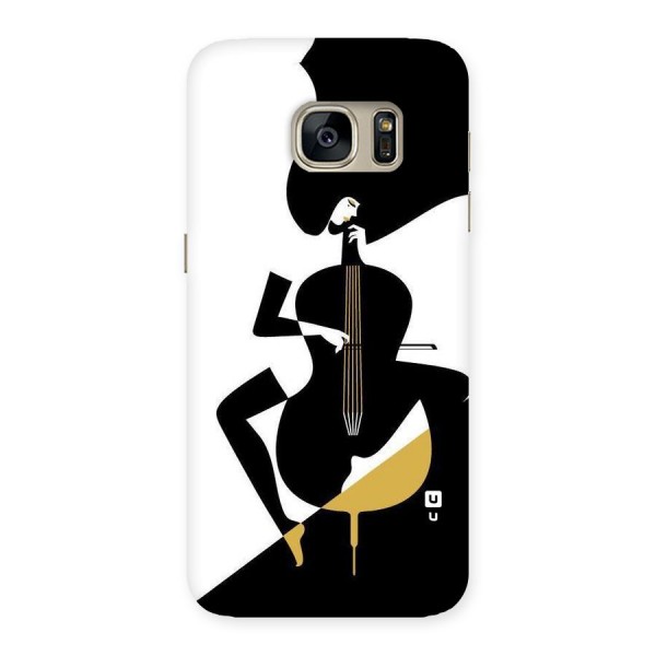Guitar Women Back Case for Galaxy S7