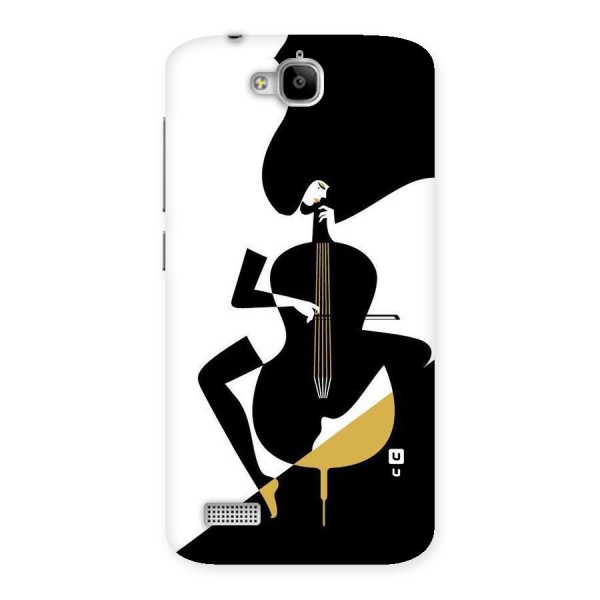 Guitar Women Back Case for Honor Holly