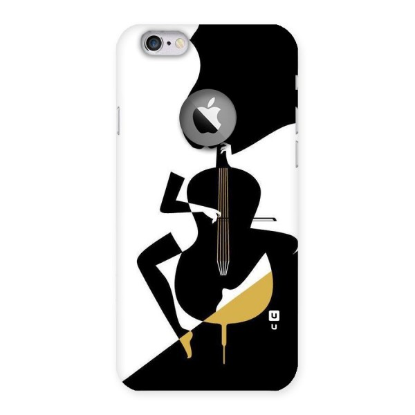 Guitar Women Back Case for iPhone 6 Logo Cut