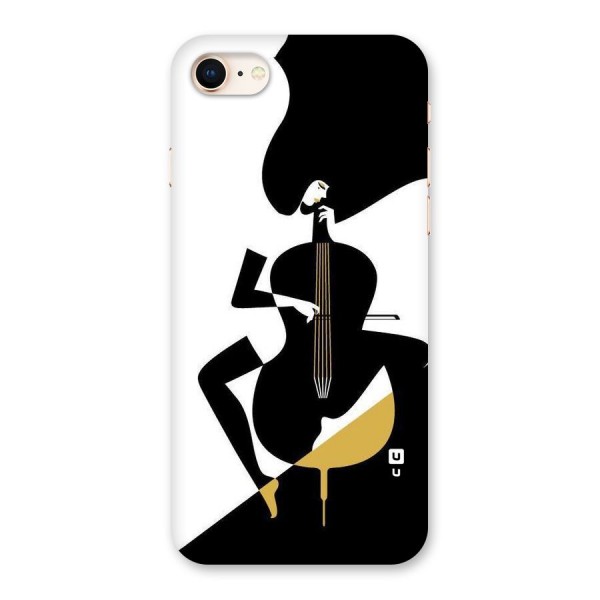 Guitar Women Back Case for iPhone 8
