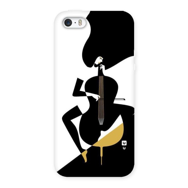 Guitar Women Back Case for iPhone SE