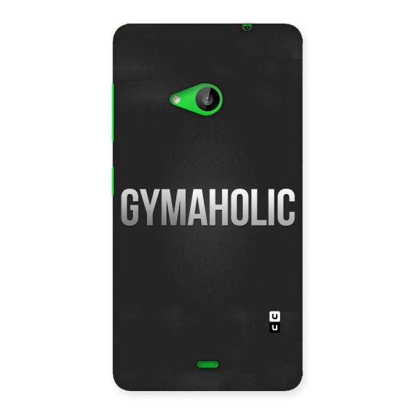 Gymaholic Back Case for Lumia 535