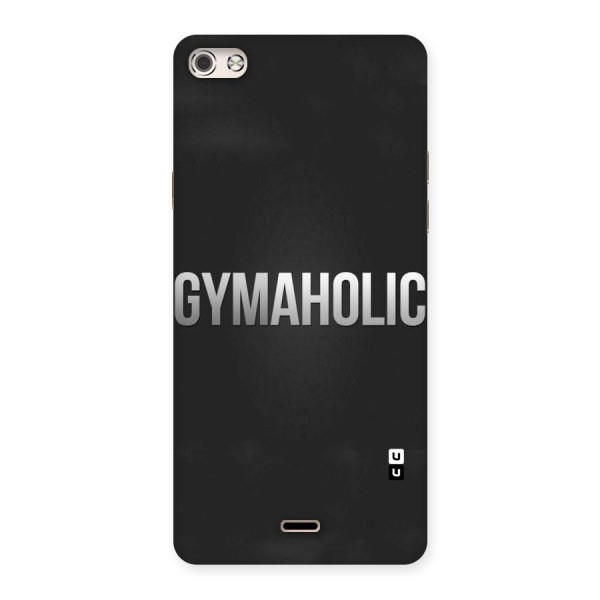 Gymaholic Back Case for Micromax Canvas Silver 5
