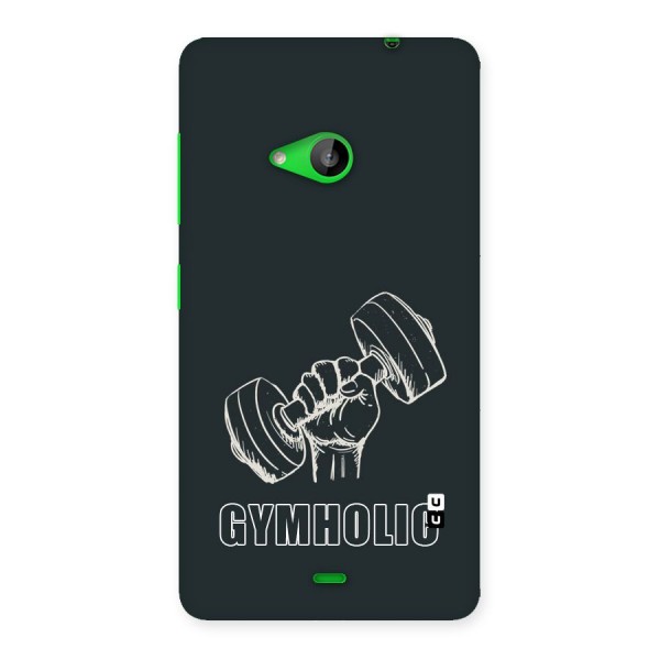 Gymholic Design Back Case for Lumia 535