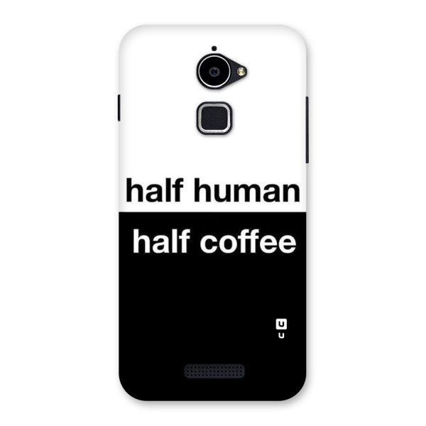 Half Human Half Coffee Back Case for Coolpad Note 3 Lite