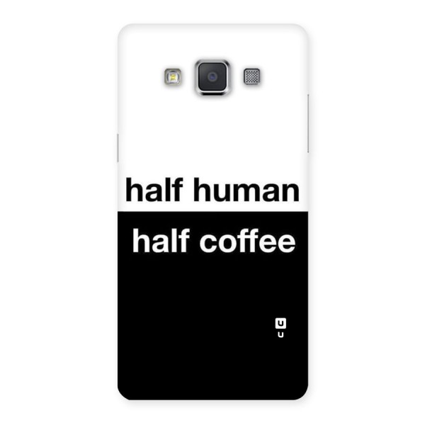 Half Human Half Coffee Back Case for Galaxy Grand 3