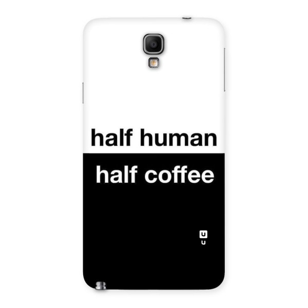 Half Human Half Coffee Back Case for Galaxy Note 3 Neo
