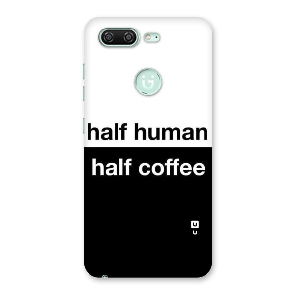 Half Human Half Coffee Back Case for Gionee S10