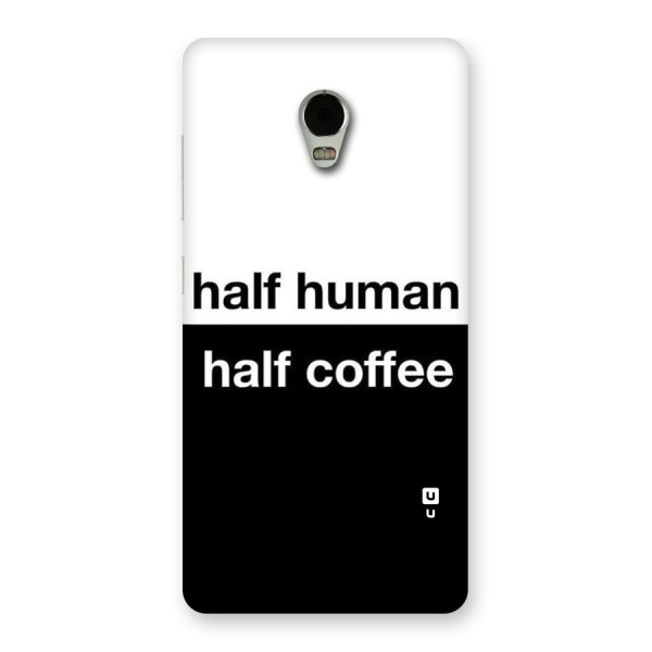 Half Human Half Coffee Back Case for Lenovo Vibe P1