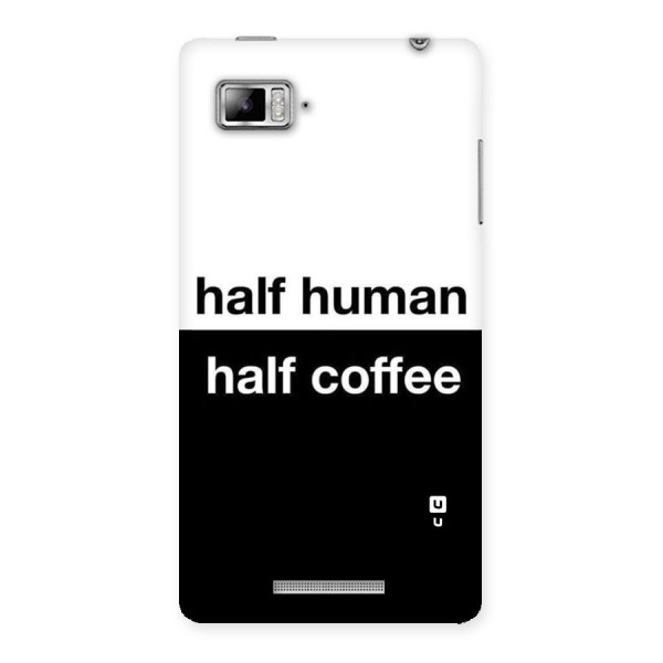 Half Human Half Coffee Back Case for Lenovo Vibe Z K910