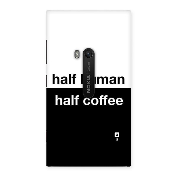 Half Human Half Coffee Back Case for Lumia 920