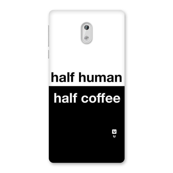 Half Human Half Coffee Back Case for Nokia 3