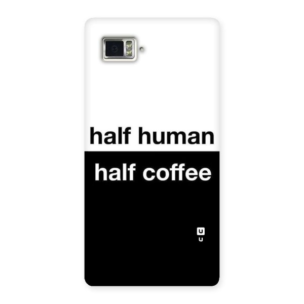 Half Human Half Coffee Back Case for Vibe Z2 Pro K920