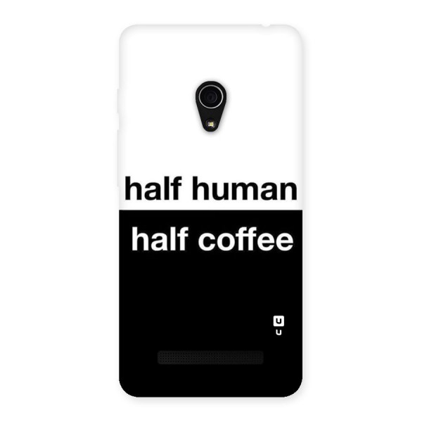 Half Human Half Coffee Back Case for Zenfone 5