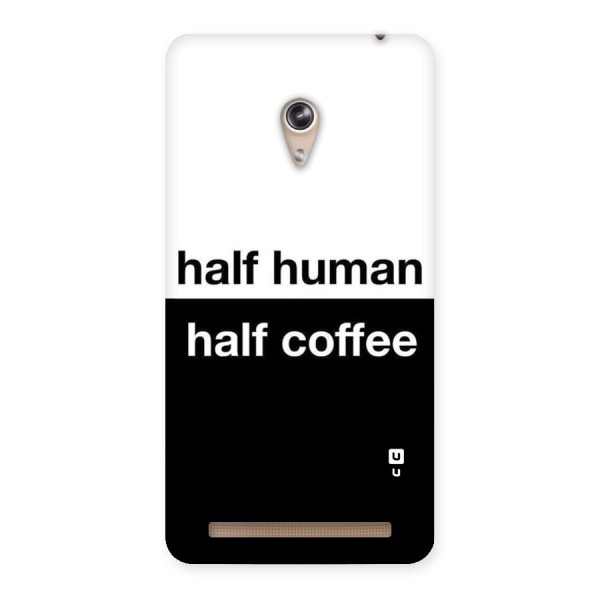 Half Human Half Coffee Back Case for Zenfone 6