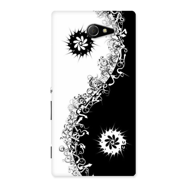 Half Peace Design Back Case for Sony Xperia M2