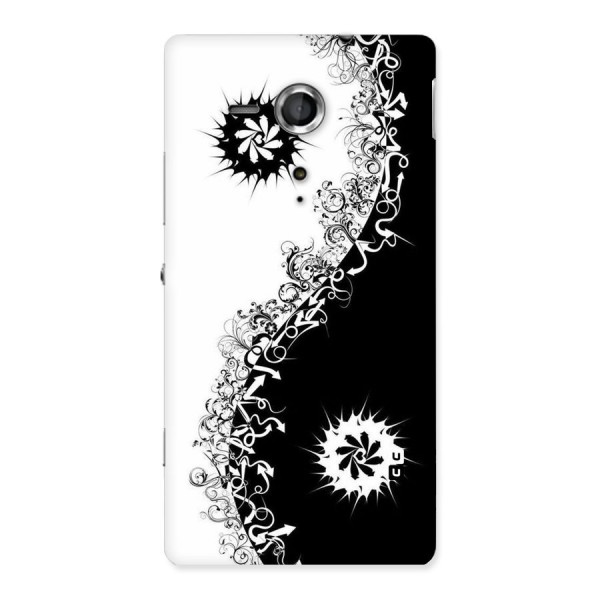 Half Peace Design Back Case for Sony Xperia SP