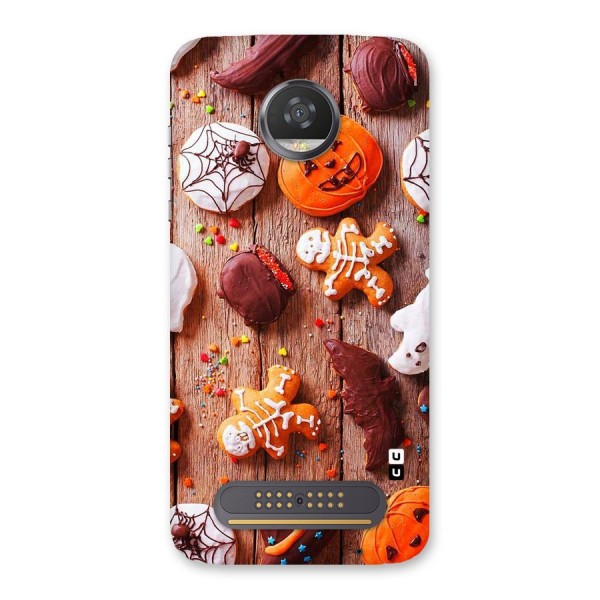 Halloween Chocolates Back Case for Moto Z2 Play