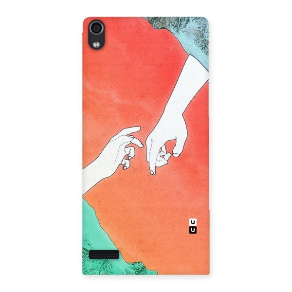 Hand Paint Drawing Back Case for Ascend P6