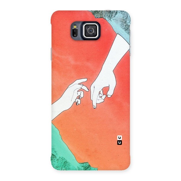 Hand Paint Drawing Back Case for Galaxy Alpha