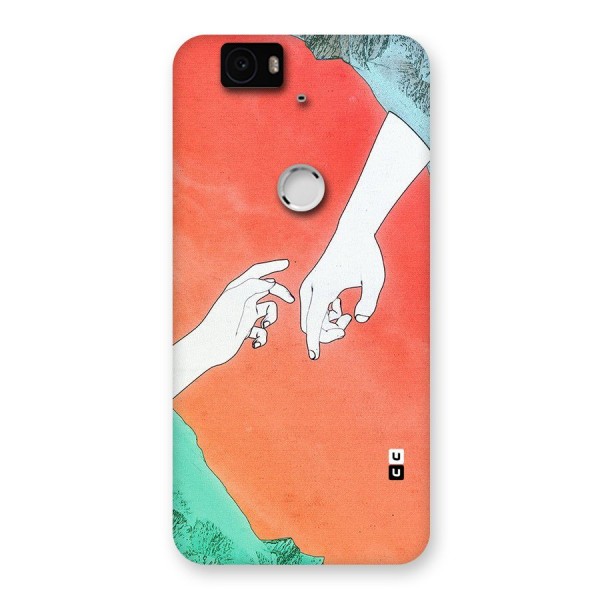 Hand Paint Drawing Back Case for Google Nexus-6P