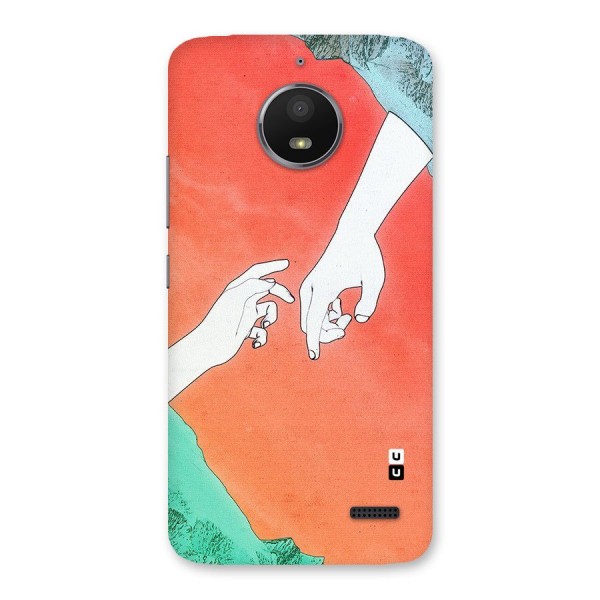 Hand Paint Drawing Back Case for Moto E4