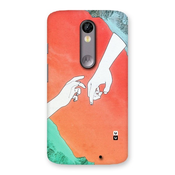 Hand Paint Drawing Back Case for Moto X Force