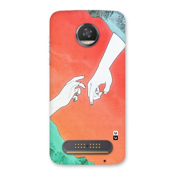 Hand Paint Drawing Back Case for Moto Z2 Play