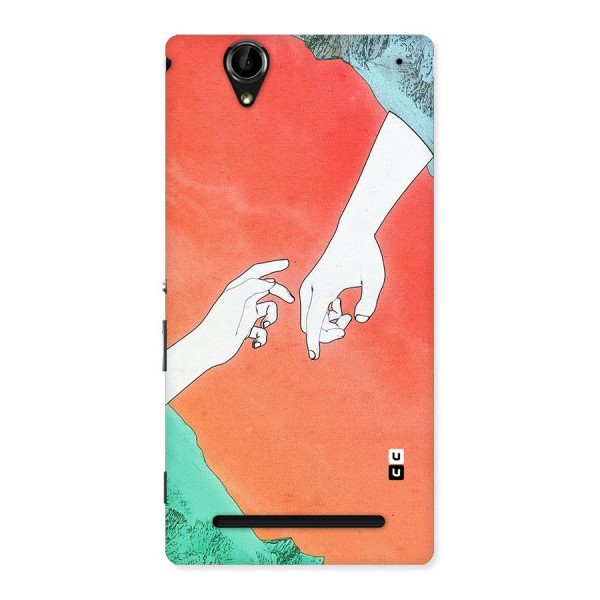 Hand Paint Drawing Back Case for Sony Xperia T2