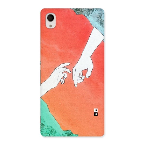 Hand Paint Drawing Back Case for Xperia M4 Aqua