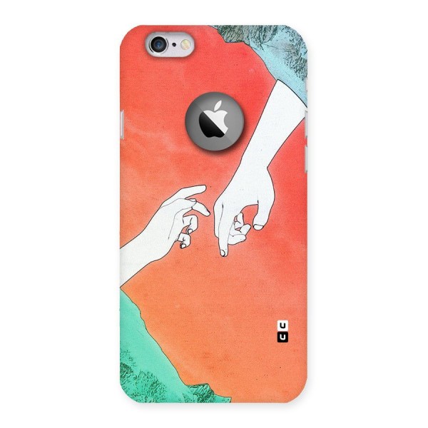 Hand Paint Drawing Back Case for iPhone 6 Logo Cut
